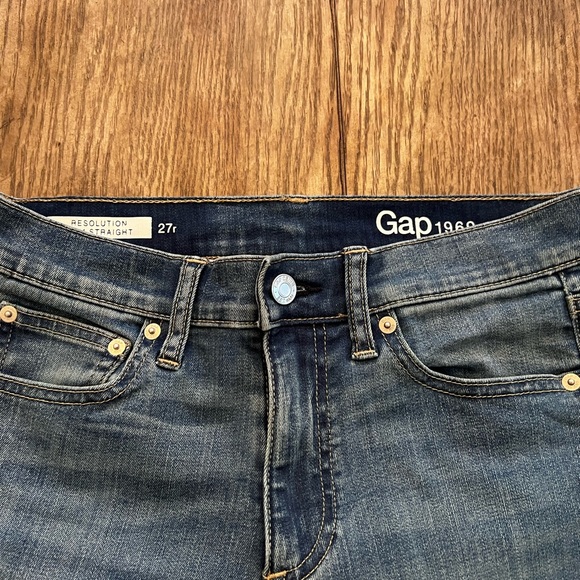 New without tags, Gap Resolution Slim Straight Jeans, Size 27 - Picture 5 of 9